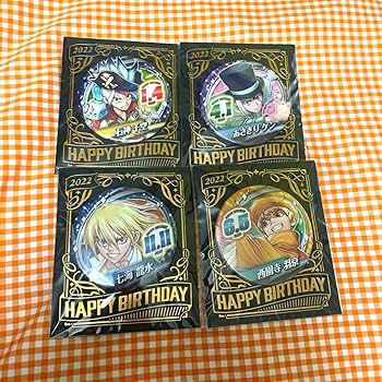 Amazon.co.jp: ドクターストーン Dr.STONE バースデイ 缶バッジ